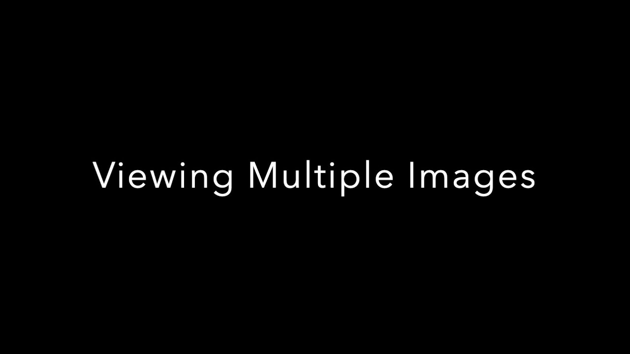 4. Viewing Multiple Images