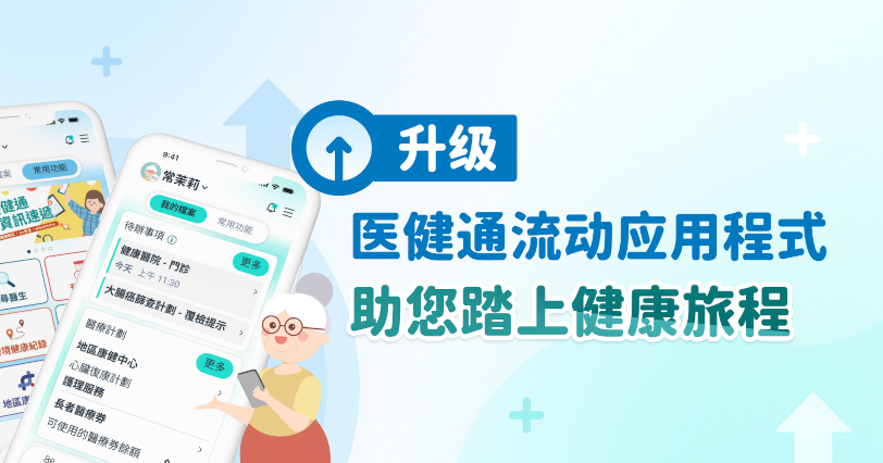 医健通流动应用程式全新面貌登场　启动「唯独医健通　健康全接通」宣传活动（缩图）