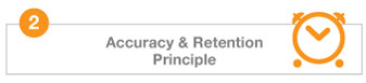 (2) Accuracy & Retention Principle;