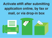 online, by fax or mail, or via drop-in box