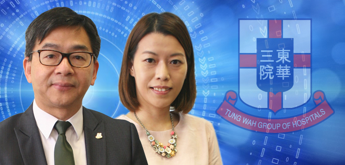 Left: Mr Edward Lao, Right: Miss Angela Wun
