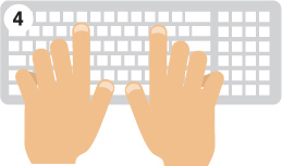4)keyboard input