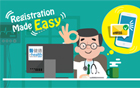 Registration Made Easy and a cartoon doctor think yes