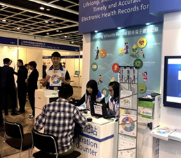 Registration counters at the booth to provided service