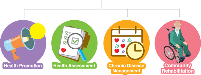 Promotion,Assessment,Chronic Disease Management,Community Rehabilitation