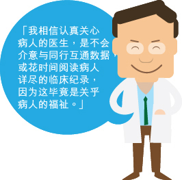 王春波医生对电子健康纪录互通的看法。