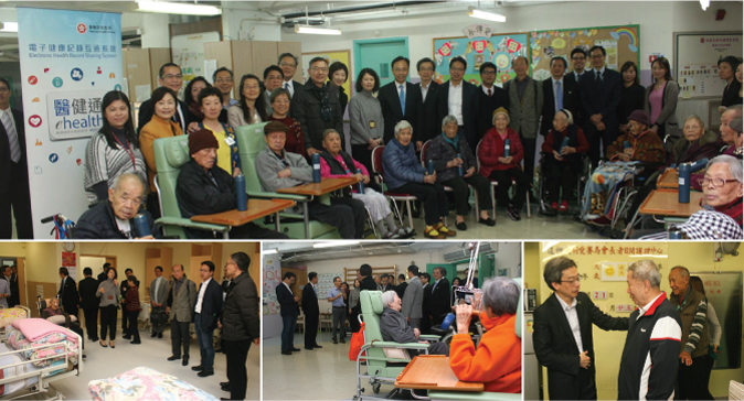 在結束探訪前，立法會議員參觀了明愛利孝和護理安老院的主要設施